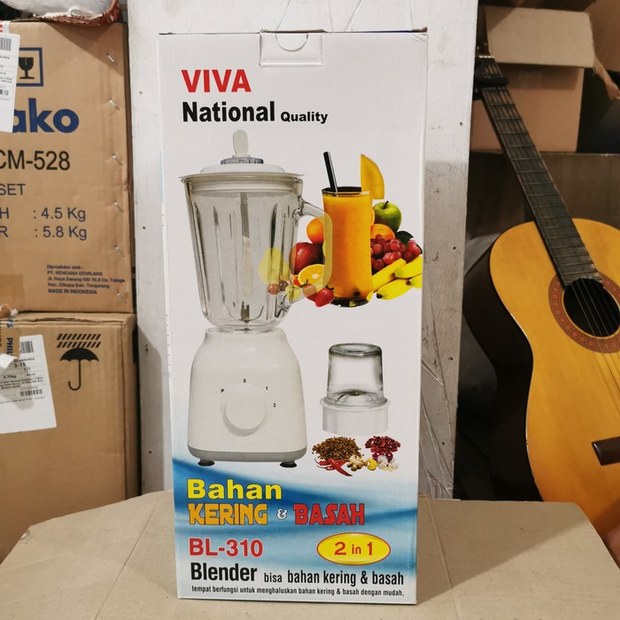 BLENDER NATIONAL VIVA BL 310 / BL310 KACA 2 IN 1 TERMURAH ORIGINAL