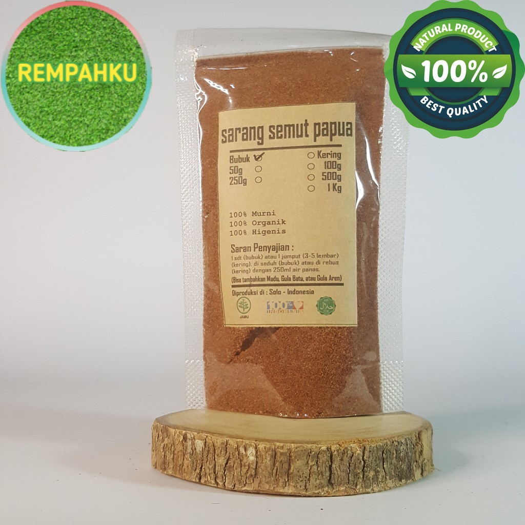 

SARANG SEMUT BUBUK 500 GRAM - Myrmecodia - MURNI - JSR - REMPAH