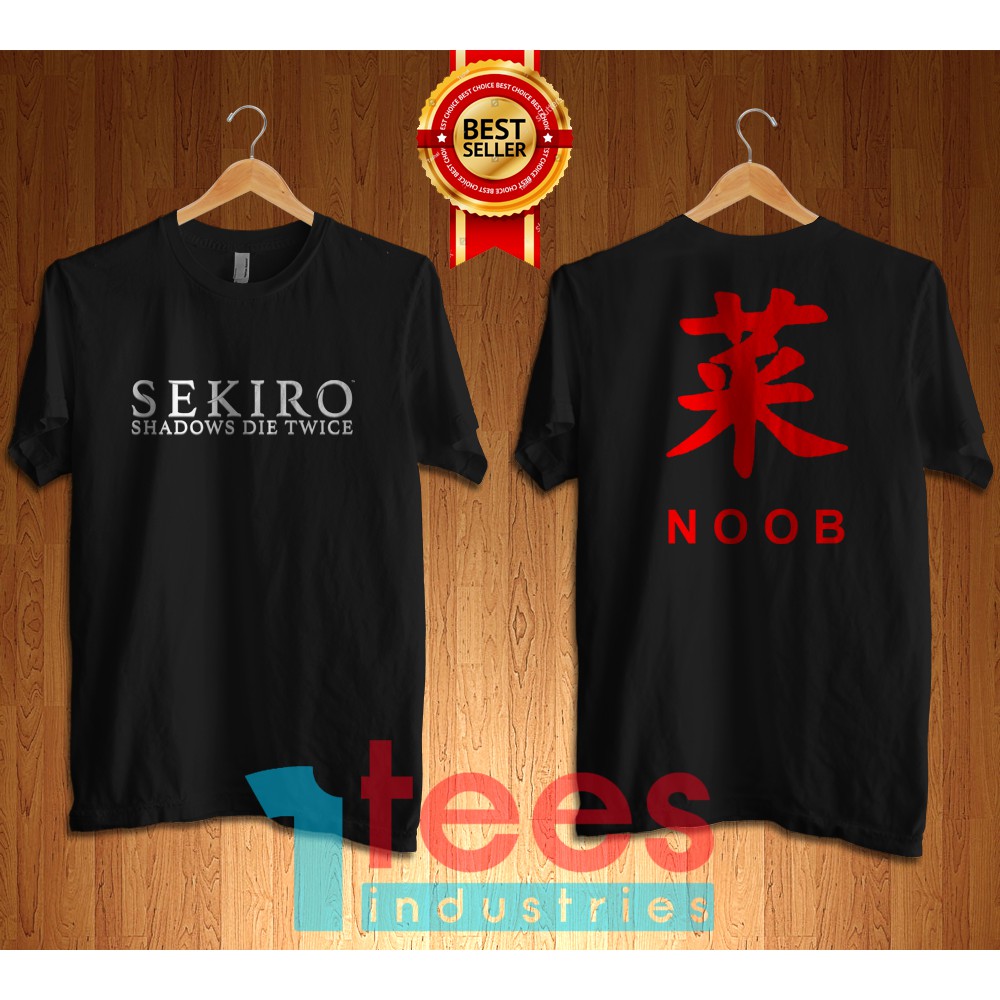 KAOS BAJU GAME SEKIRO DIE TWICE NOOB