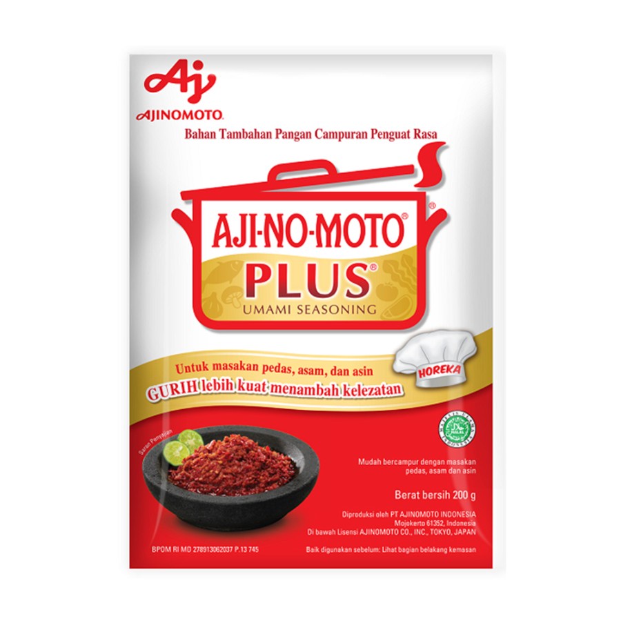 

AJINOMOTO Plus 200 gr – AJI-NO-MOTO Penyedap Rasa MSG 200gr