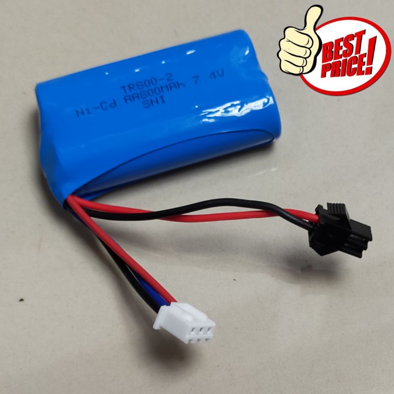 Baterai Mobil Remote Control 7.4 Volt 4000mah MN90 MN99 WPL D12