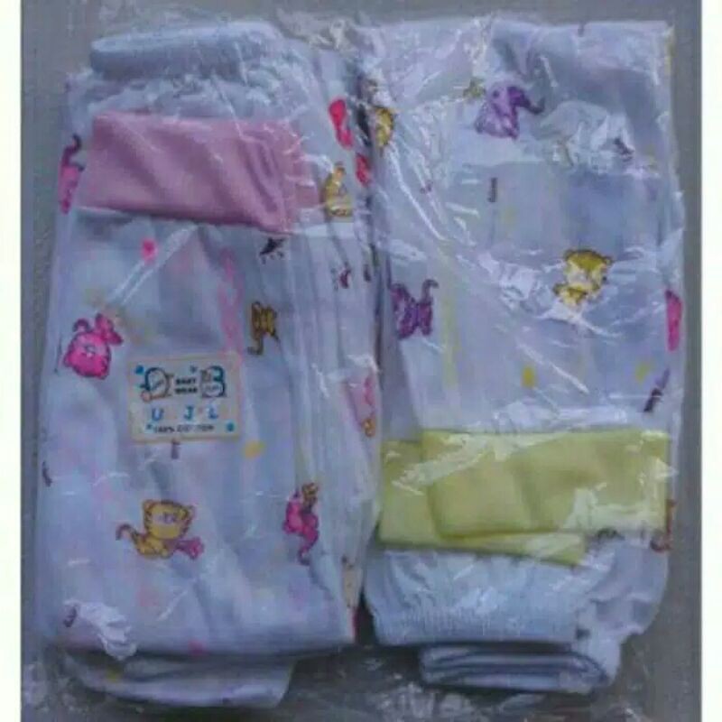 3PC Celana Panjang Bayi Bahan Katun Sunjolly Buka kaki dan Tutup kaki _Celana Panjang Bayi Sunjolly SNI