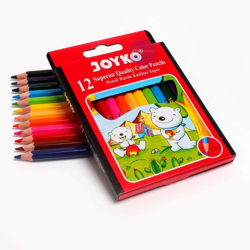 

Pensil Warna JOYKO 1pack isi 12 pensil