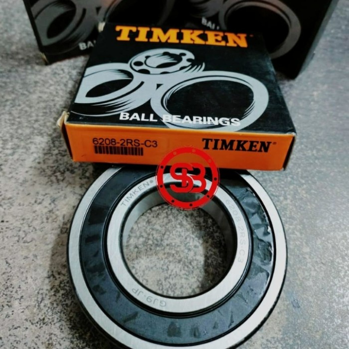 Bearing 6208 2RS / 6208 2RS C3 TIMKEN ORIGINAL