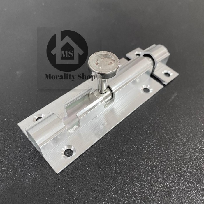 Grendel Pintu 3 Inch Murah Mumer ALuminium F25 - Grender Pintu Slot selot slop Pintu Kunci Slot Pintu