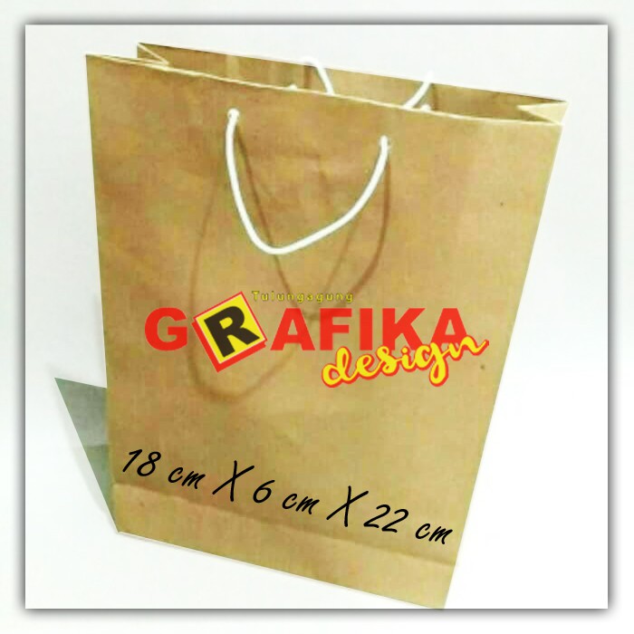 

Paper bag polos murah / tebal dan kuat