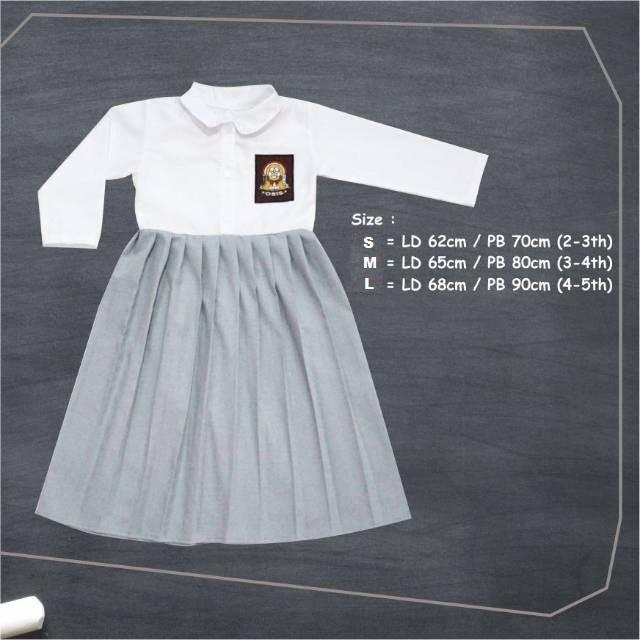 Baju Seragam Anak Bayi SD SMP SMA | Baju Anak Lucu | Kostum Anak Bayi | dress Anak murah bahan katun