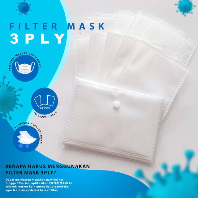 FILTER UNTUK MASKER KAIN 3PLY