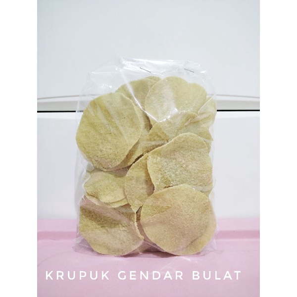 

KERUPUK GENDAR PULI BULAT 1 KG LOSS