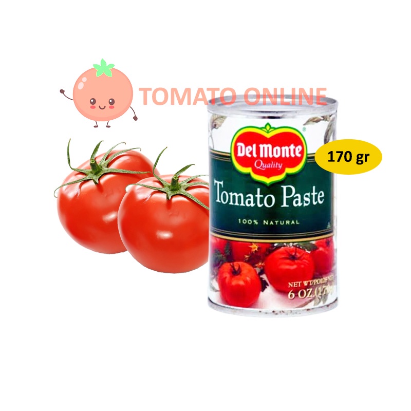 Del Monte Delmonte Tomato Paste Tomat Pasta 170 gram gr G / 170gr