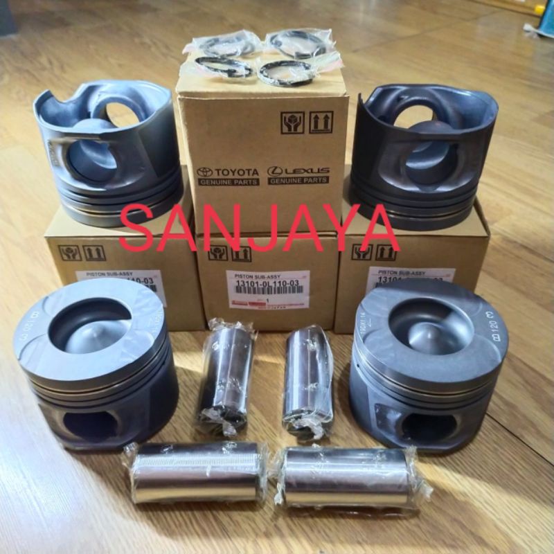 Jual PISTON ASSY SET ATAU SEHER KOMPLIT TOYOTA HILUX 3 0 3000CC 1KD FULL BAJA STANDAR 0 50