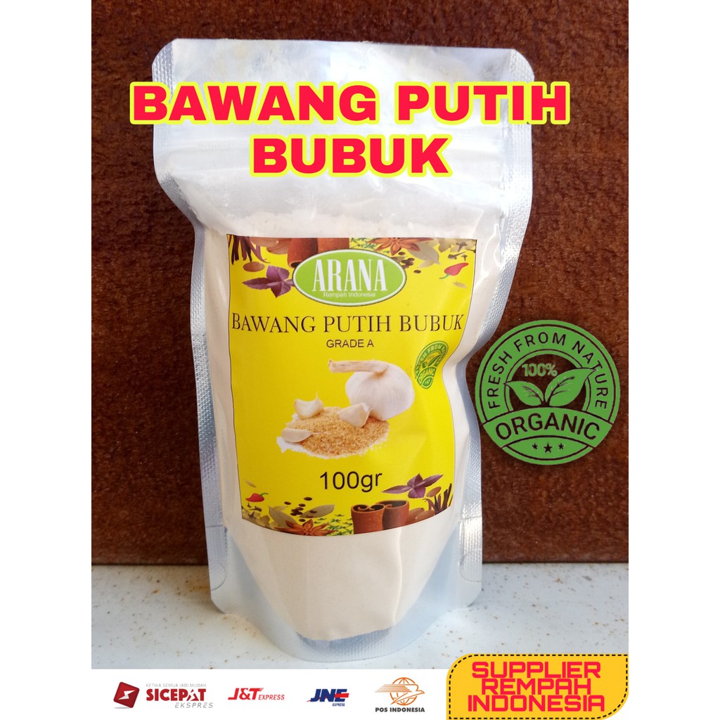 

BAWANG PUTIH Bubuk Import 100gr | 100% Murni tanpa Campuran Grade A Garlic powder