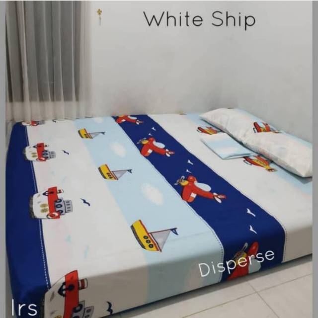 Sale sprei homemade white ship 180