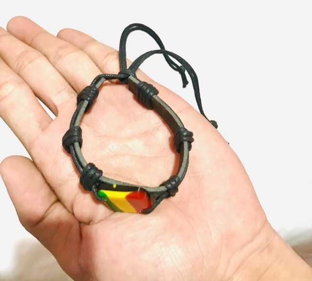 Gelang kulit / gelang unik/ gelang / gelang rasta