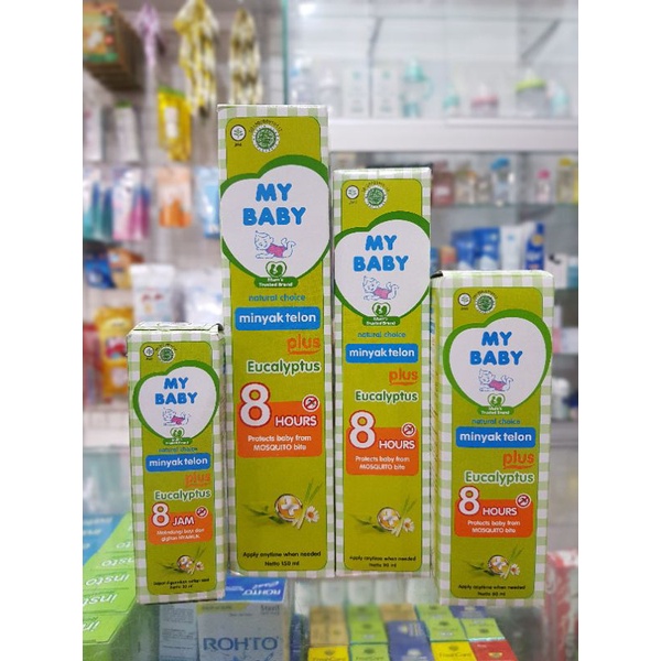 My Baby Minyak Telon Plus 8 Jam / Menghindari Gigitan Nyamuk / Menghangatkan Tubuh / My Baby