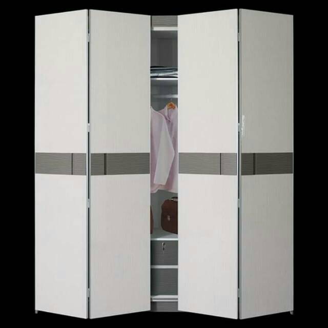 Lemari Pakaian Super Besar - 4 Pintu (Folding Door)