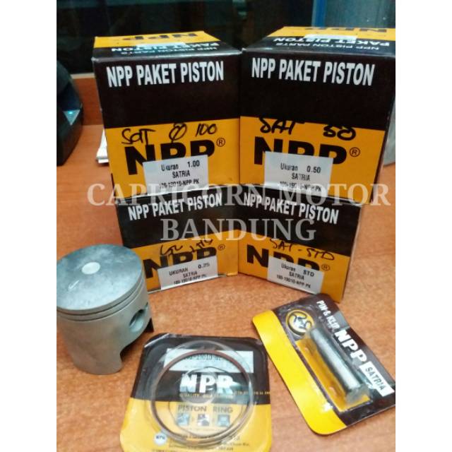 Piston Kit SATRIA 2T 2 TAK NPP oversize STD 25 50 75 100