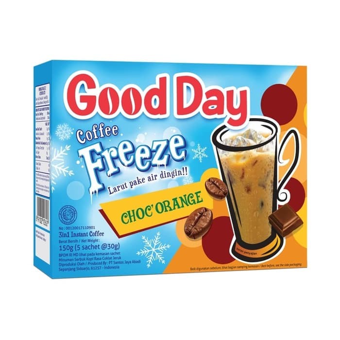 

Good Day Cfr Chocorange Dus 5 X 30 Gr