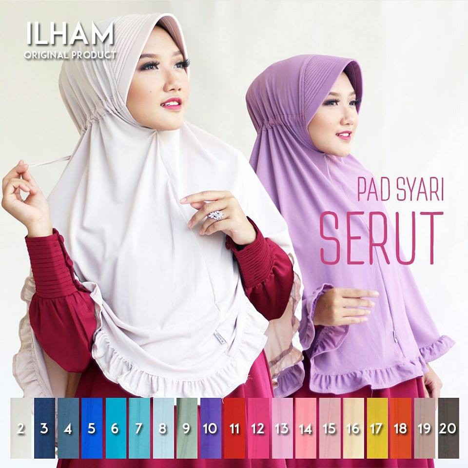 Pad Syari Serut by Ilham Collection