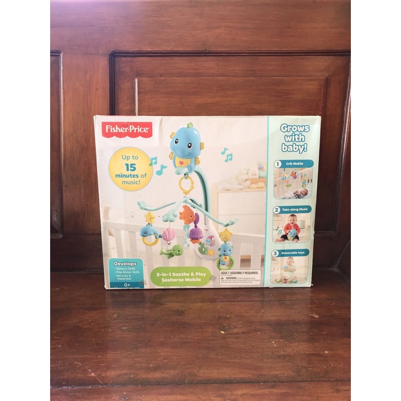 Fisher price 3 in 1 soothe play seahorse mobile Fisher Price 3 In 1 Soothe Play Seahorse Mobile Playone