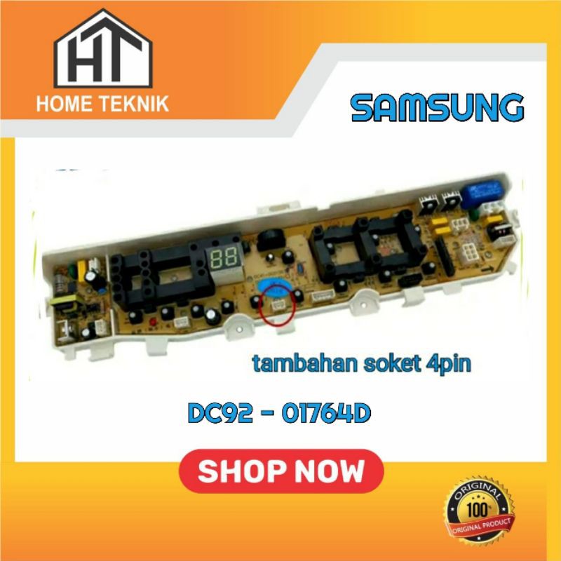 Modul pcb mesin cuci samsung WA85H4000 WA95J5710SG code part DC92-01764 original program