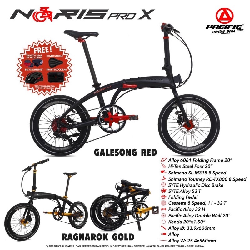 Sepeda Lipat Pacific Noris Pro X