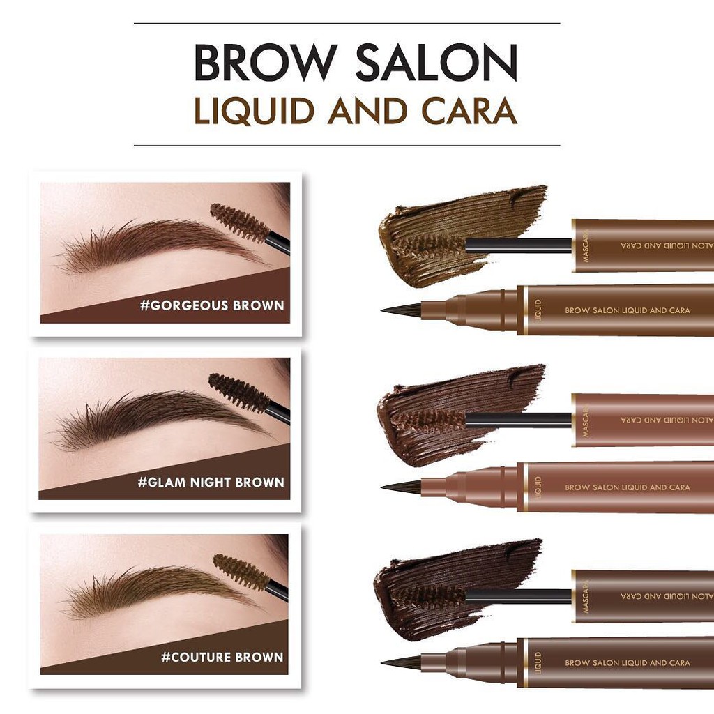 Browit Alis by Nongchat Brow Salon Liquid and Cara