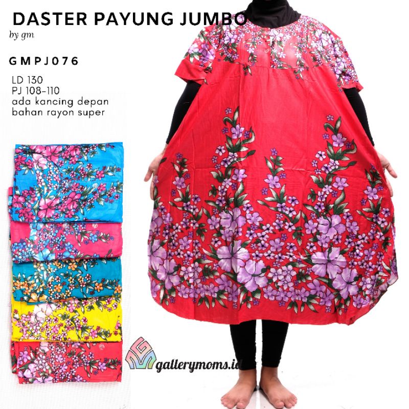 Daster Payung Ibu Jumbo LD 130 Model Payung Daster Murah Super Jumbo Busui Bumil Oversize