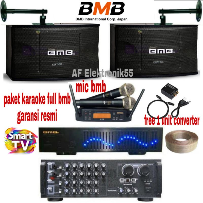 Paket Sound System Karaoke Set Full BMB Garansi Resmi BMB Original