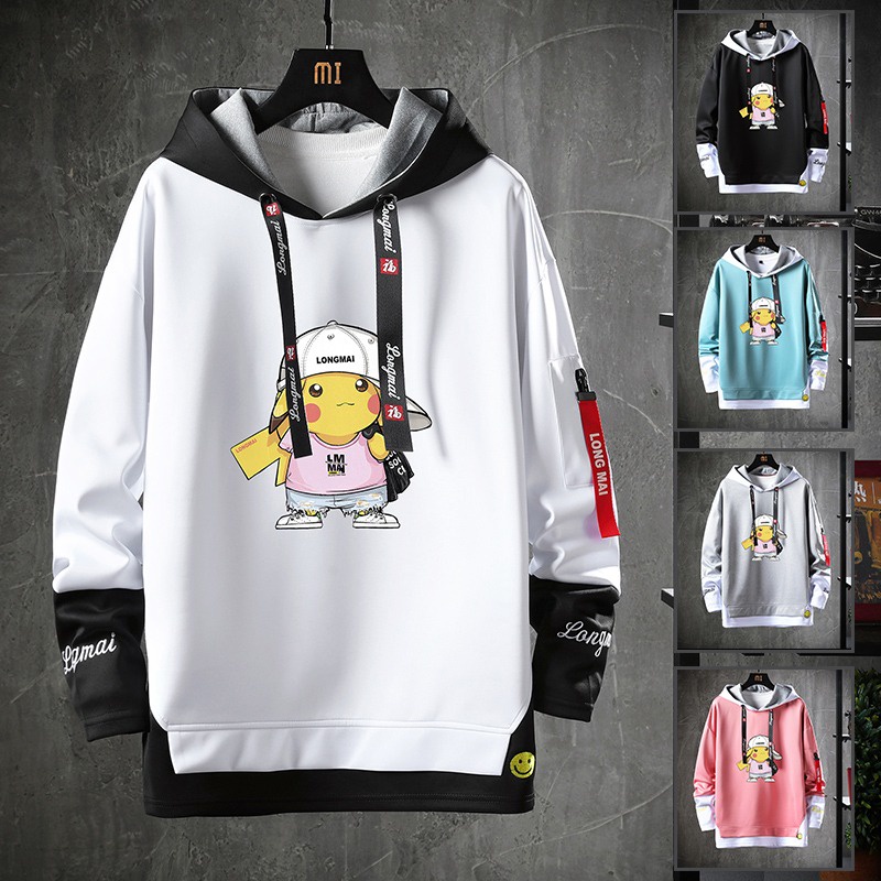 Hoodie Pria Motif Pikachu (A428-1-WY7047)