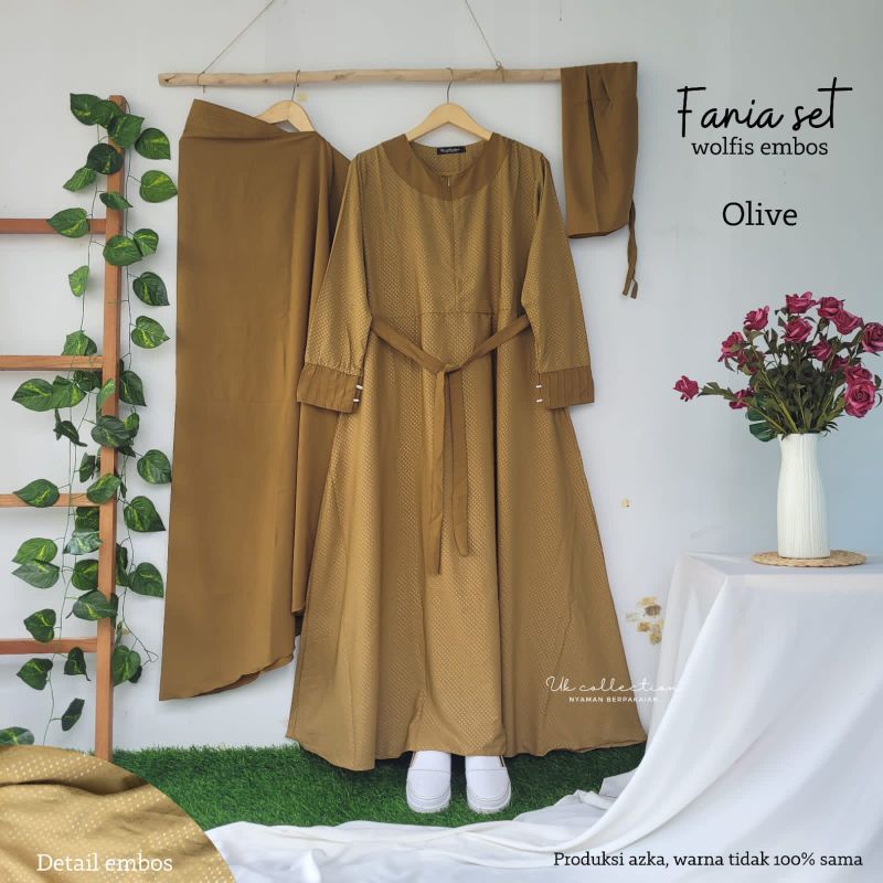 Fania set embos premium | solikha hijab_id