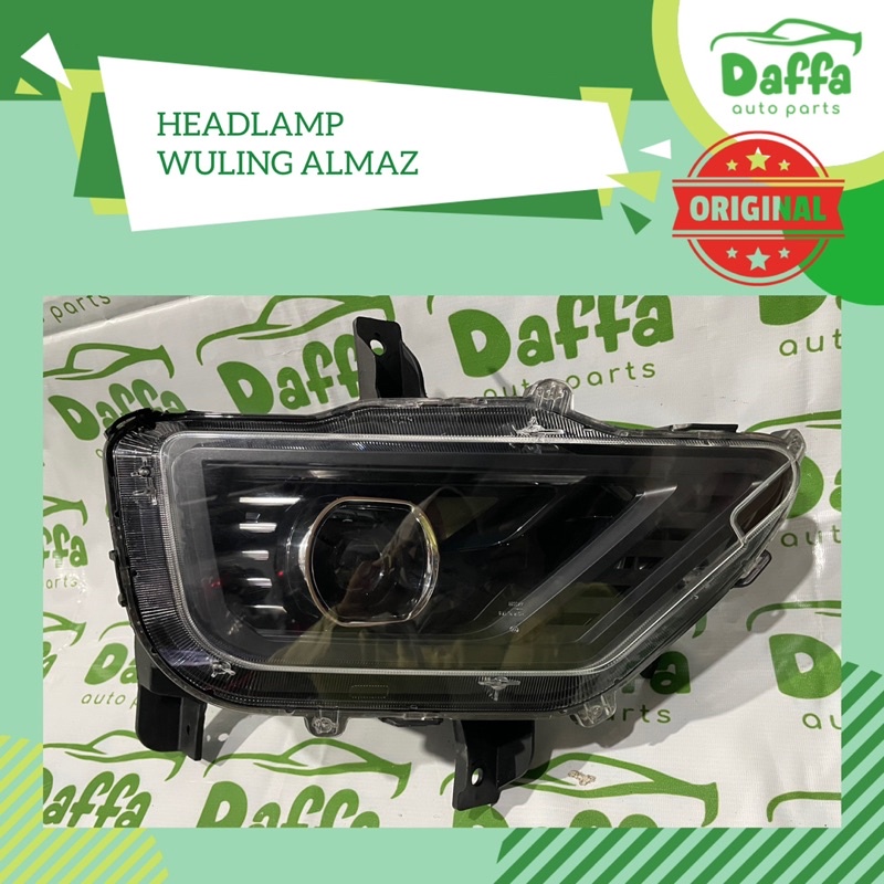 Headlamp Headlight Head Lamp Light Lampu Depan Utama Besar Mobil Wuling Almaz RS Pro Turbo 2019 2020