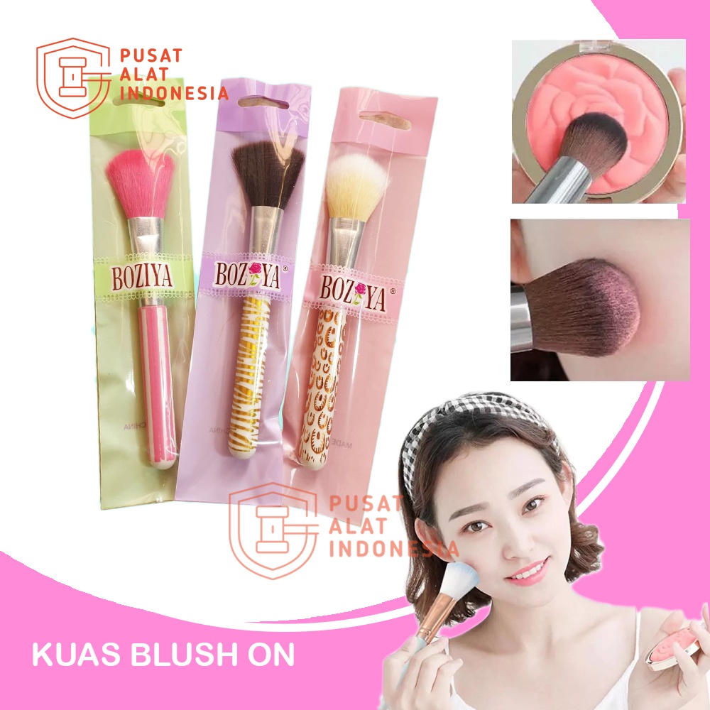 KUAS BLUSH ON LEMBUT BULU HALUS UNTUK MAKE UP BEDAK BRUSH TABUNG SATUAN BLUSHON KECANTIKAN ALAT MAKEUP PREMIUM U125