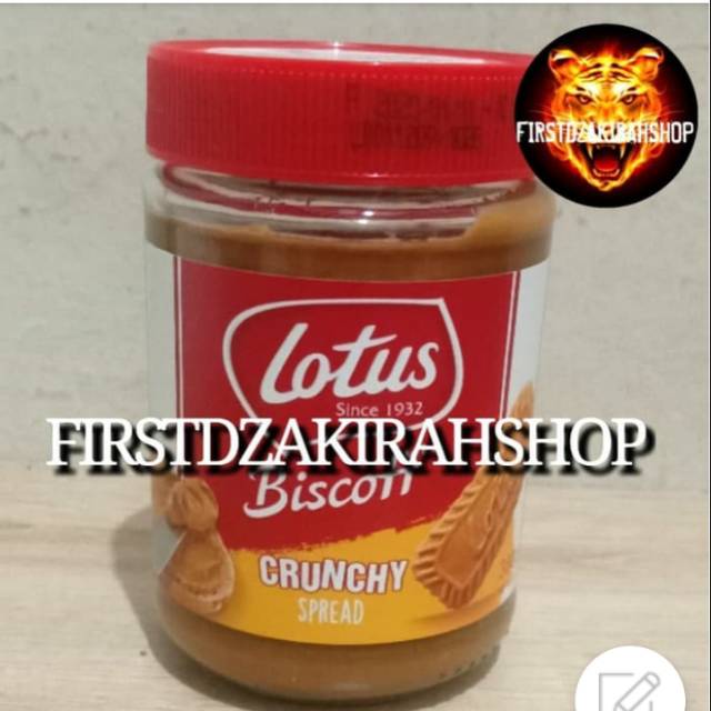 

Lotus biscoff crunchy 380gr selai lotus