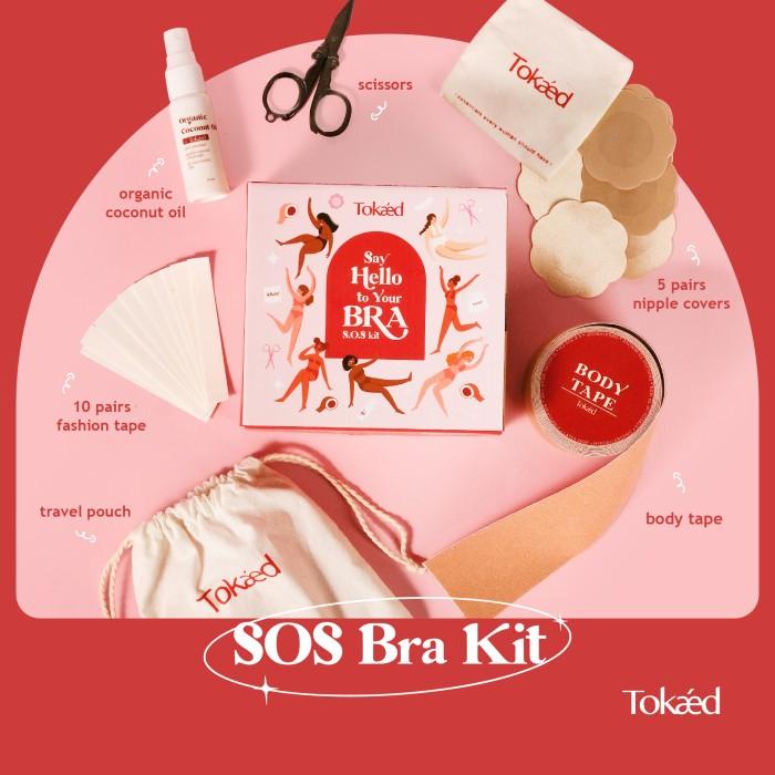 Jual Bra Body Tape By Tokaed Sos Bra Kit Solatip Bh Booby Boob Tape