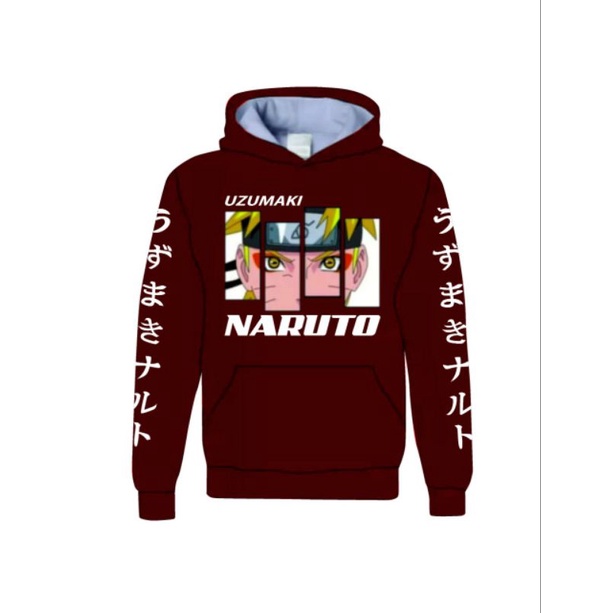 sweater hoodie anak Naruto/umur 5-17 tahun bisa COD