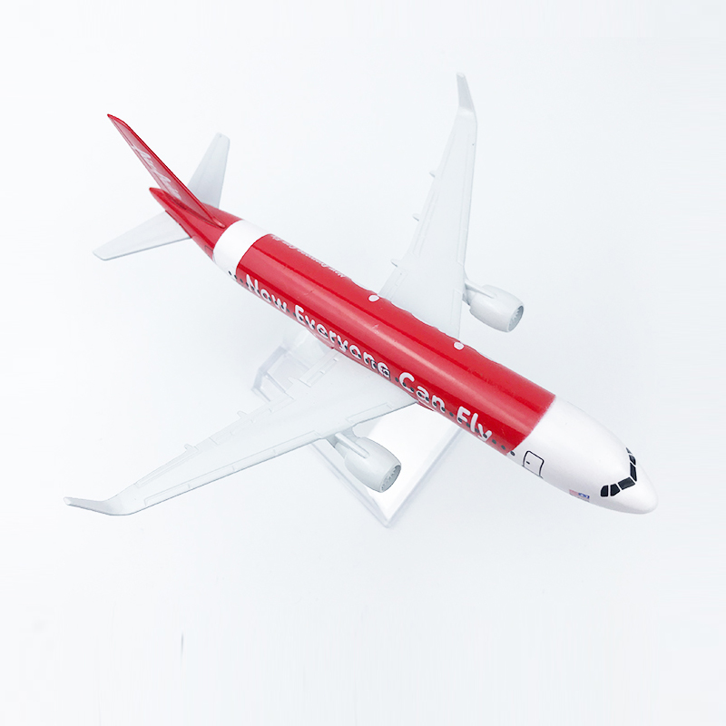 Mainan Model Pesawat Terbang Asia A320 Now Everyone Can Fly Airbus 320 Die Cast Metal 16CM