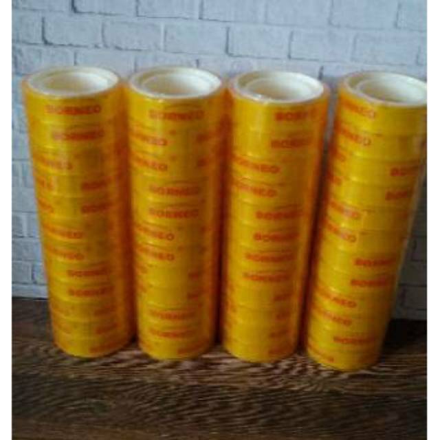 

Isi 12 Pcs Isolatip Bening Borneo Lakban Kecil