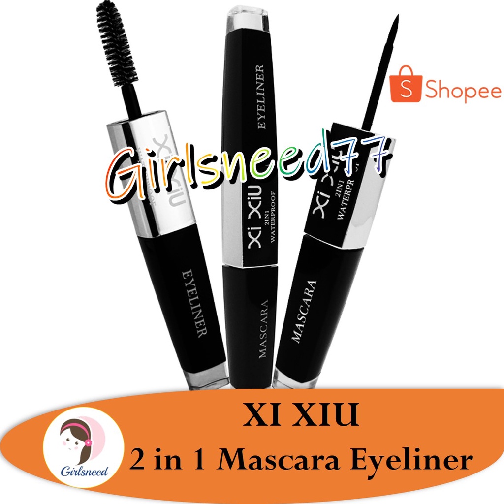 XI XIU 2 in 1 Mascara Eyeliner GIRLSNEED77