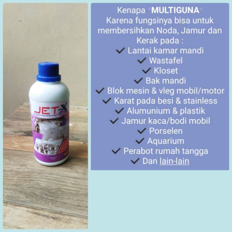JET-X CAIRAN PEMBERSIH NODA KARAT/KERAK
