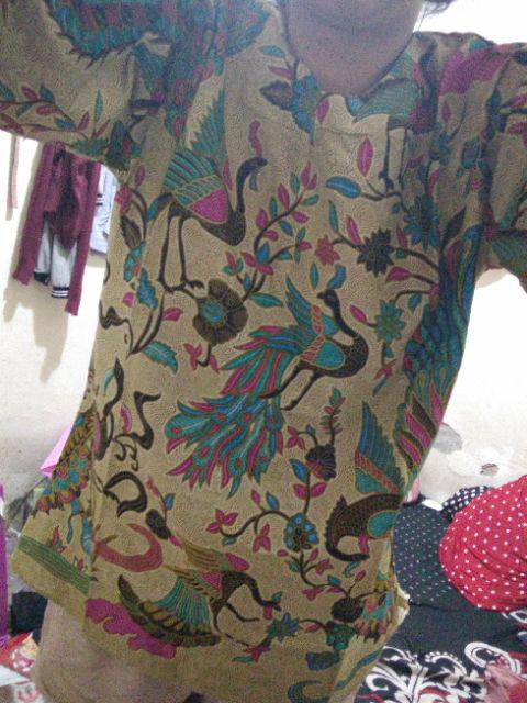 Maura Couple - Sania Ruffle Batik Couple Ori Ndoro Jowi Dnt