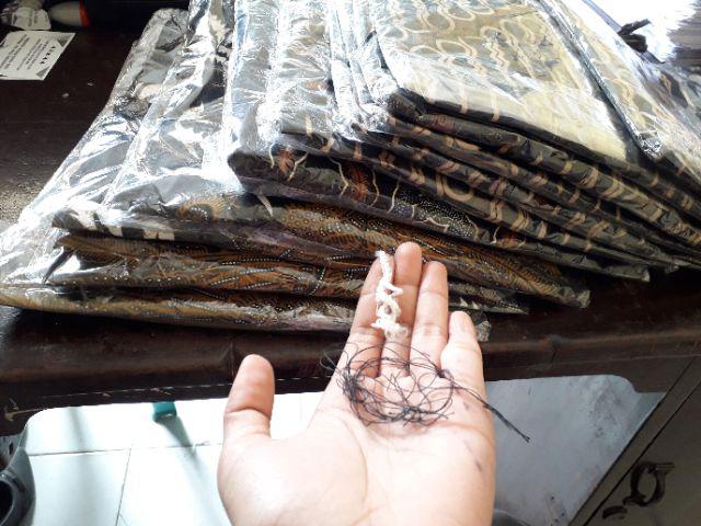 Tey-17 Batik Pria Asj Sa Hrb026 Kenongo Kemeja Tosca Pendek Pekalongan Padi M L Xl Sogan Tulis ::