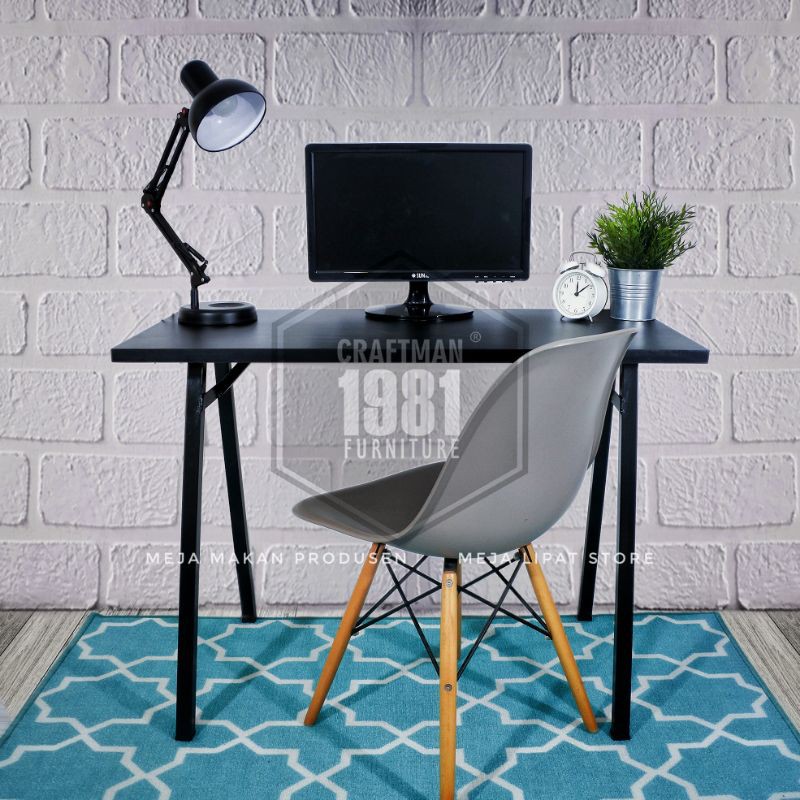 Meja Komputer Minimalis 120x60 Meja Komputer Editing Meja Belajar Meja Kantor