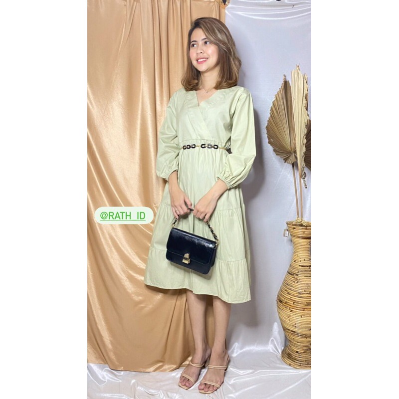 TUNIK WANITA (Amira Midi Dress)