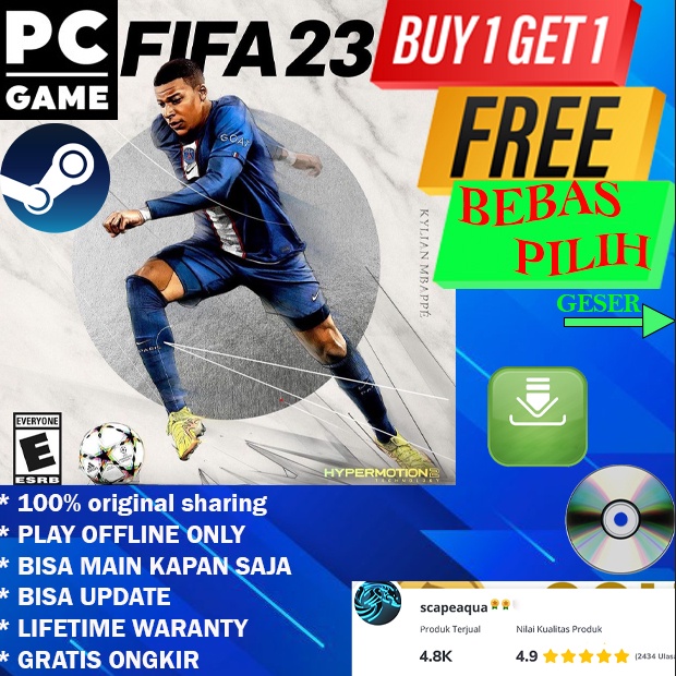 Fifa 23 / Esport fifa 23 2023 PC ORIGINAL + LAST UPDATE