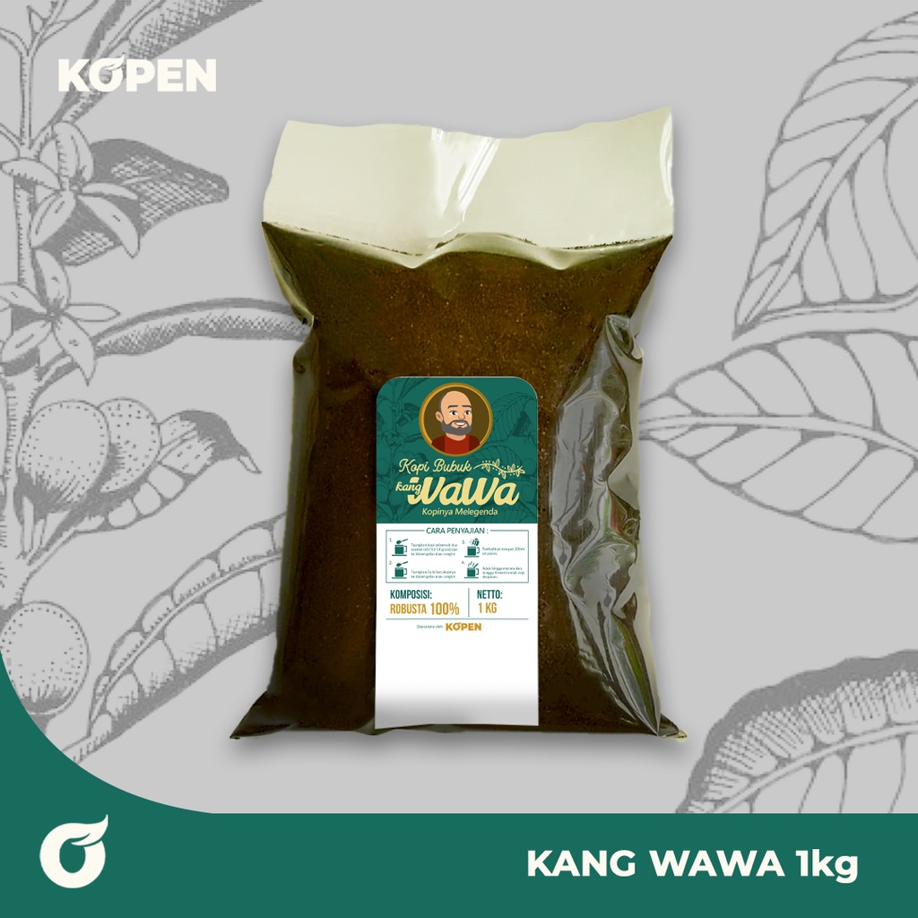 

Kopi Bubuk Kang Wawa 1kg - Kopi Robusta/Kopi Hitam Premium Kualitas Ekspor