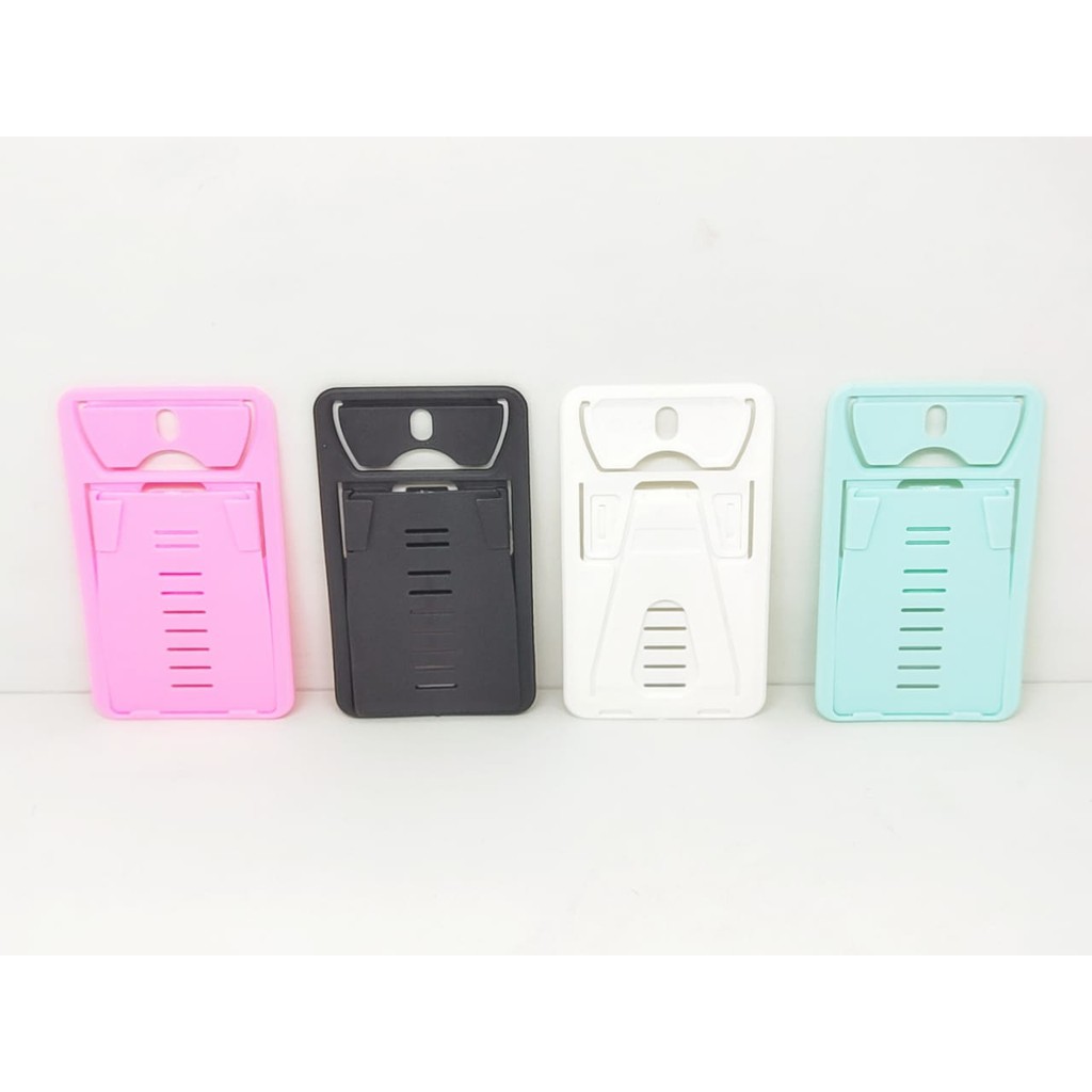 CARD PHONE Stand Holder Universal Dudukan Hp Super Slim dan Praktis Warna RANDOM