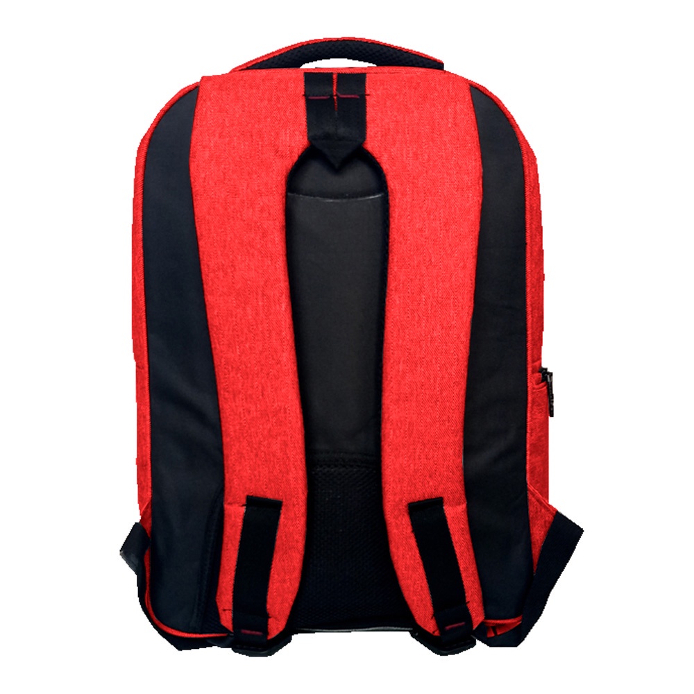 Carboni Fintage Tas Ransel Laptop 14-15 Inchi Mode Korean AA00026 0022-  Original - Red + Raincover