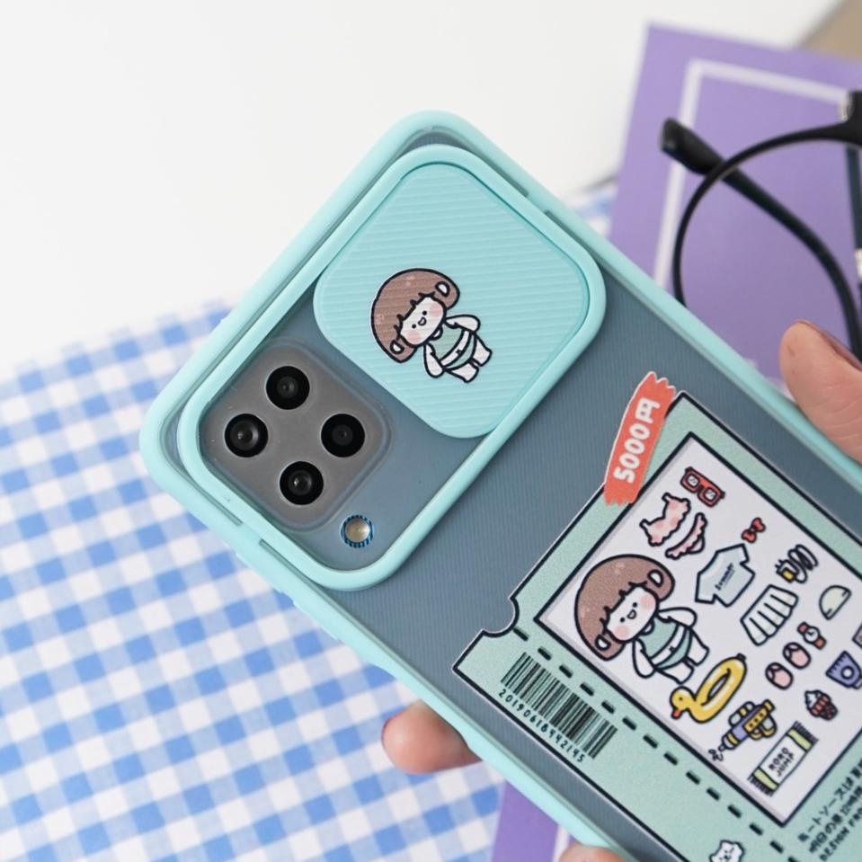 Harga Murah.. (KGT 03) Softcase Slide Tali Protek Kamera Vivo Y15s - y91 - y93 - y71 - y12 - y11 - y