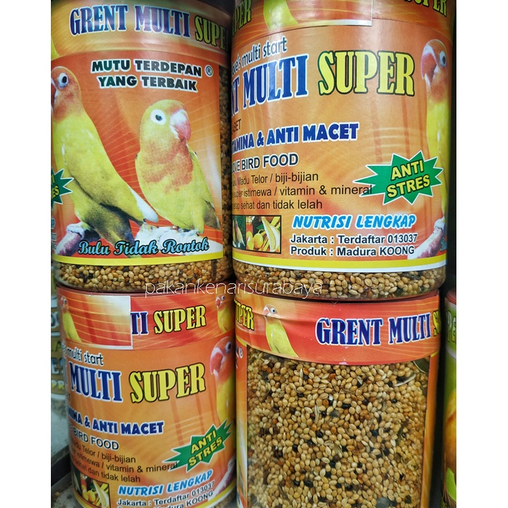 Madura Koong LOVEBIRD Grent Multi Super Makanan Burung Love Bird